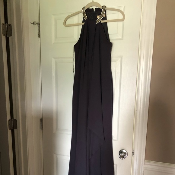 Aidan mattox Size 0 evening dress-blue/purple - Picture 1 of 7